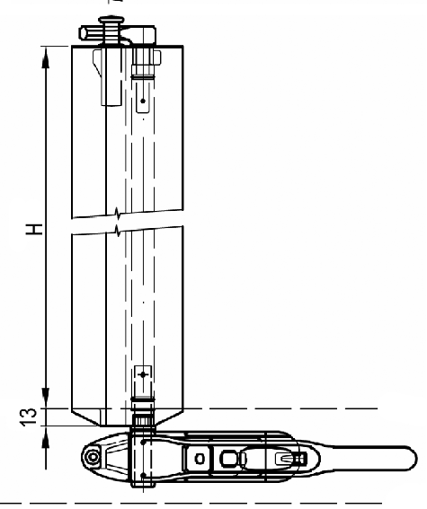 H = 500 mm